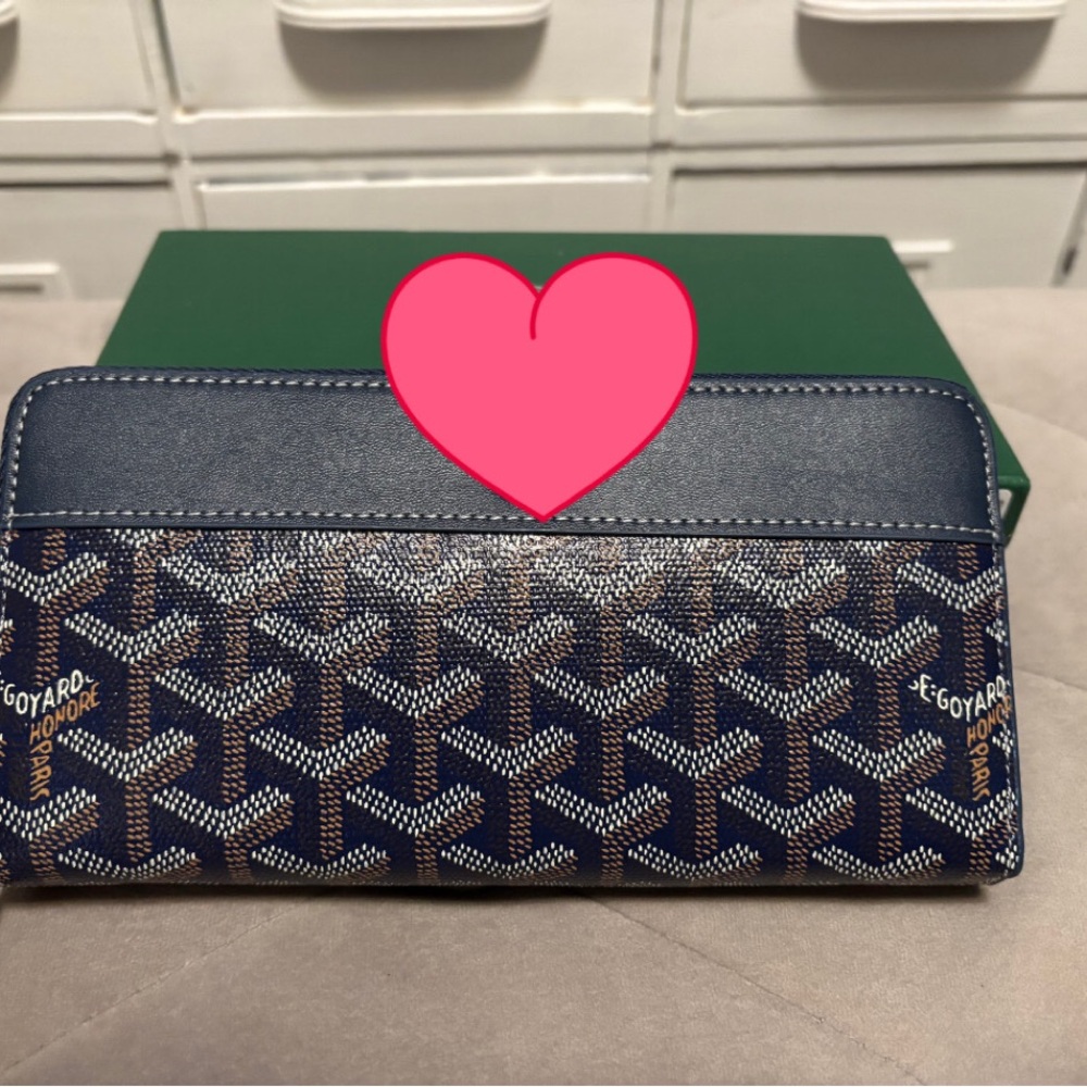 Beautiful blue wallet